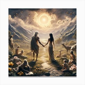 Elohim Canvas Print