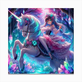 Unicorn Girl 1 Canvas Print