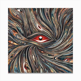 Abstract Eyes 1 Canvas Print