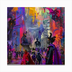 'The City Of The Dead' Canvas Print