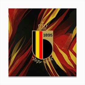 Belgium National Football Team Logo Wall Art 9 Canvas Print