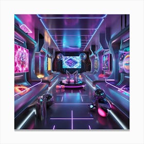 Futuristic Room Canvas Print