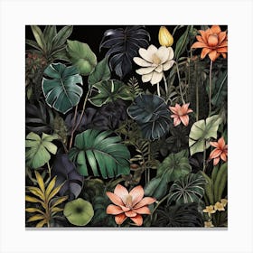 Tropical Jungle Canvas Print Canvas Print