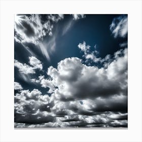 Cloudy Sky 12 Canvas Print