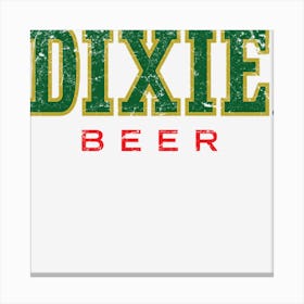 Dixie Beer Canvas Print