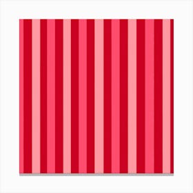 Valentines Stripes Canvas Print