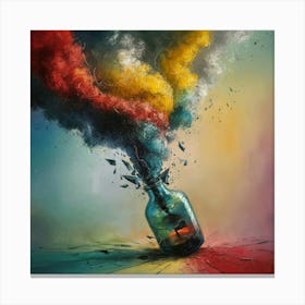 Bottle Of Smoke Canvas Print