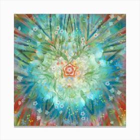 Floral Explosion Canvas Print