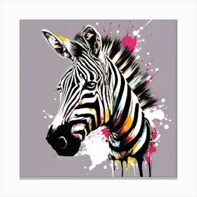 Zebra Canvas Print