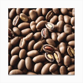 Brown Beans Canvas Print