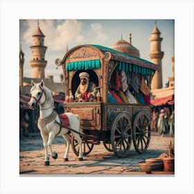 Egyptian Cart Canvas Print