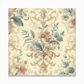 Floral Wallpaper 1 Canvas Print