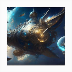 Spaceship 5 Canvas Print