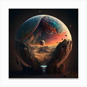 Planet Earth 4 Canvas Print
