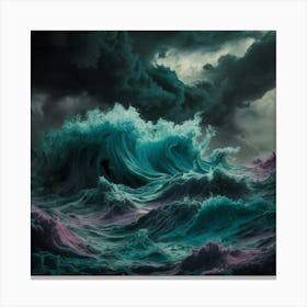 Stormy Sea 4 Canvas Print