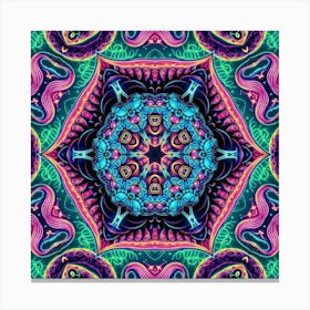 Psychedelic Mandala 5 Canvas Print