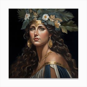 Greek Goddess 43 Canvas Print