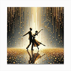 Golden Dance Canvas Print