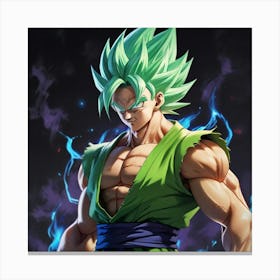 Dragon Ball Z Wallpaper 48 Canvas Print