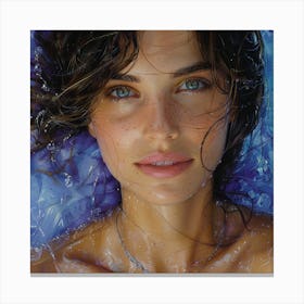 'Blue Water' Canvas Print