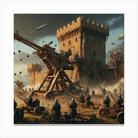 Medieval Battle 2 Canvas Print