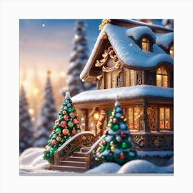 Christmas House 109 Canvas Print