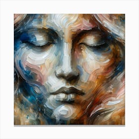 Abstract Of A Woman'S Face 2 Canvas Print