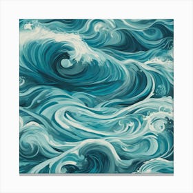 Ocean Waves 10 Canvas Print