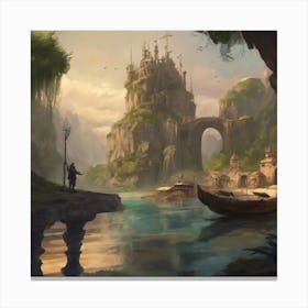 Fantasy Painting 26 Canvas Print