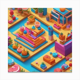 3d Illustration Canvas Print