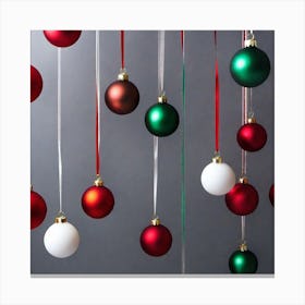 Christmas Ornaments 71 Canvas Print