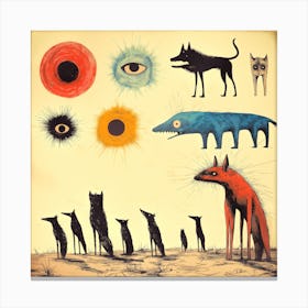 Some Of The Dogs XXIV Canvas Print