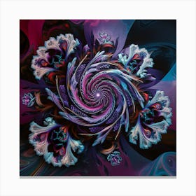 Fractal Flower 3 Canvas Print