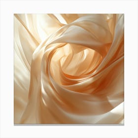 Swirl and Twirl Silky Abstract Canvas Print