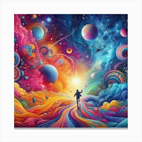 Psychedelic Universe 2 Canvas Print