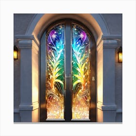 Glass Door Canvas Print