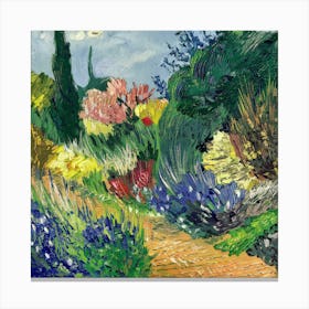 Garden By Vincent Van Gogh Canvas Print