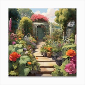 Garden Path 22 Canvas Print