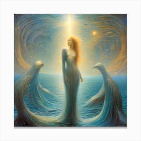 Ocean Goddess Canvas Print