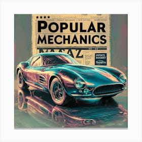 Popular Mechanics 3 Canvas Print