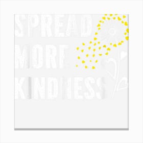 Unity Day Shirt Orange 2022 Adult Kids Teacher More Kindness Canvas Print