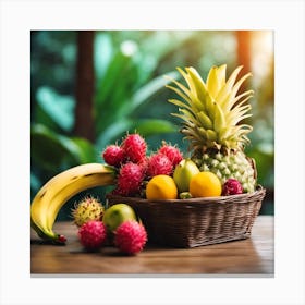 Tropical Harvest: Vibrancy and Vitality Canvas Print