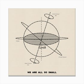 We Are All So Small Canvas Print