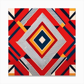 Gingaham Pattern Art, pattern tile  Canvas Print
