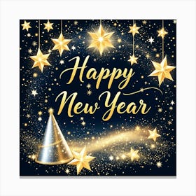 Happy New Year 32 Canvas Print