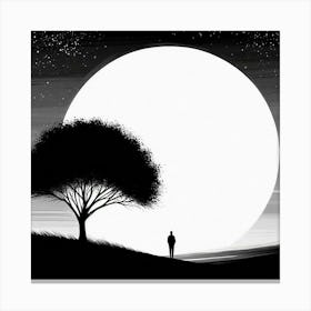 Full Moon Canvas Print