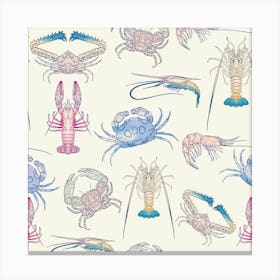 Colorful Crustaceans Canvas Print