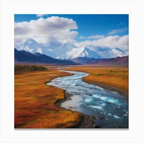 Alaska River Canvas Print