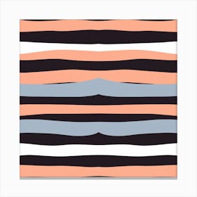 Abstract Striped Pattern Canvas Print