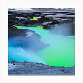 Icelandic Waterfalls Canvas Print